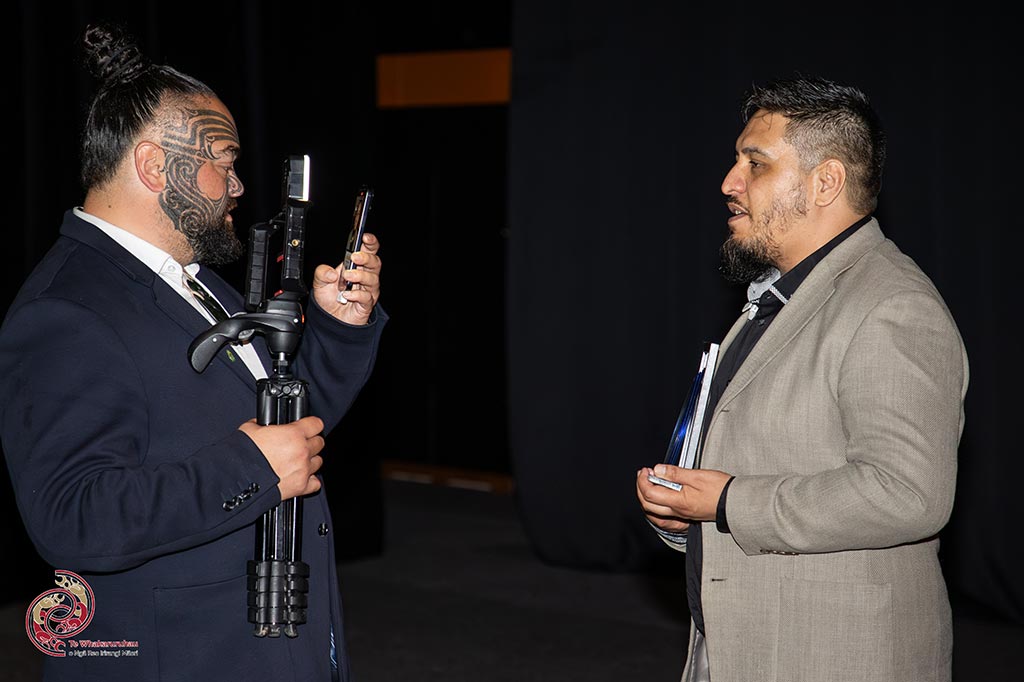 Interviewing a prizewinner